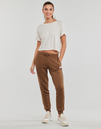 Abbigliamento Donna Pantaloni da tuta Adidas Sportswear LIN FT CF PT Marrone / Bianco