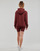 Abbigliamento Donna Felpe Adidas Sportswear LIN FT HD Marrone / Bianco