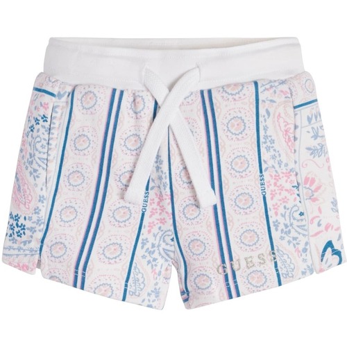 Abbigliamento Bambina Shorts / Bermuda Guess K3GD12KA6R3-P27A 2000000301969 Bianco