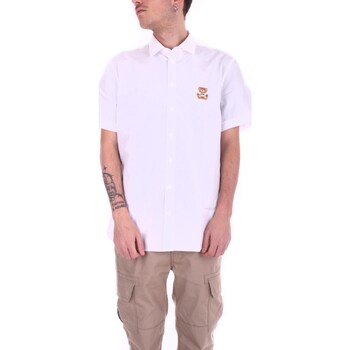 Abbigliamento Uomo Camicie maniche lunghe Moschino 0220 2035 Bianco