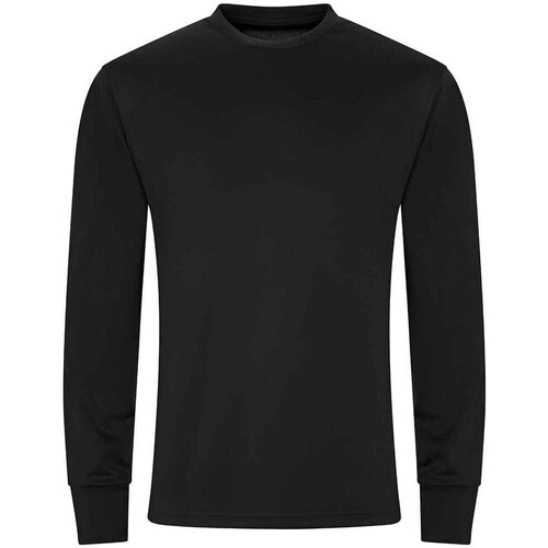 Abbigliamento Uomo T-shirts a maniche lunghe Awdis Cool JC023 Nero