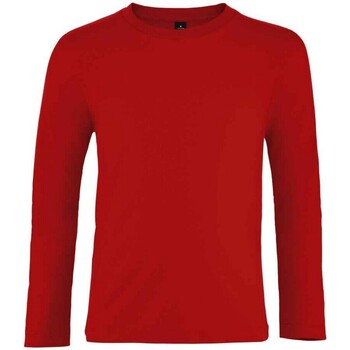 Abbigliamento Unisex bambino T-shirts a maniche lunghe Sols 2947 Rosso