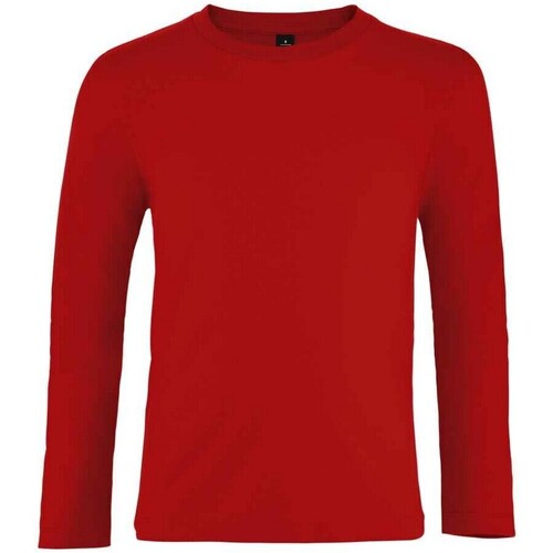 Abbigliamento Unisex bambino T-shirts a maniche lunghe Sols Imperial Rosso