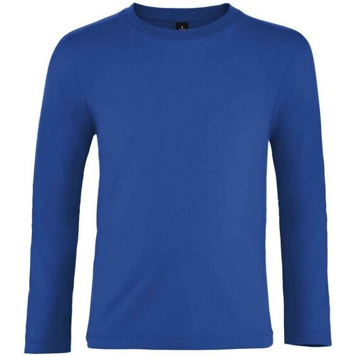 Abbigliamento Unisex bambino T-shirts a maniche lunghe Sols Imperial Blu