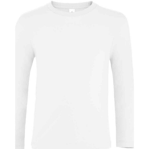 Abbigliamento Unisex bambino T-shirts a maniche lunghe Sols 2947 Bianco