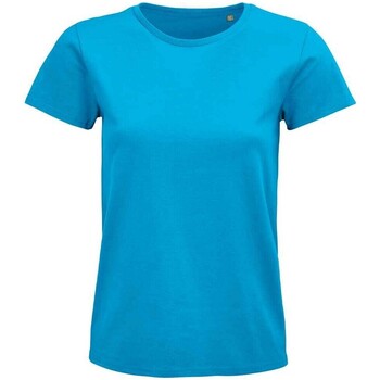 Abbigliamento Donna T-shirts a maniche lunghe Sols 3579 Blu
