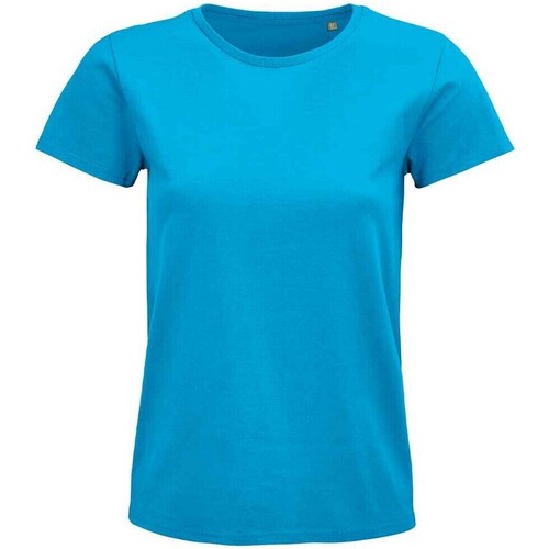 Abbigliamento Donna T-shirts a maniche lunghe Sols Pioneer Blu