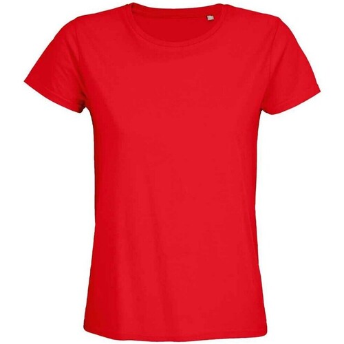 Abbigliamento Donna T-shirts a maniche lunghe Sols Pioneer Rosso