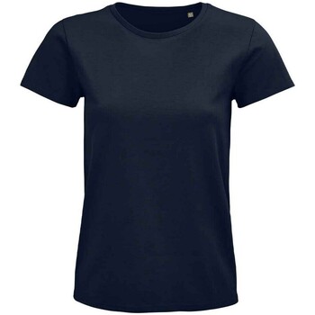 Abbigliamento Donna T-shirts a maniche lunghe Sols 3579 Blu