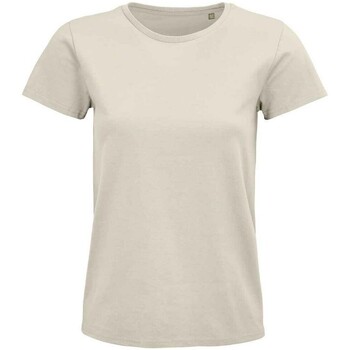 Abbigliamento Donna T-shirts a maniche lunghe Sols 3579 Beige