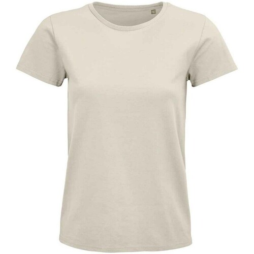Abbigliamento Donna T-shirts a maniche lunghe Sols Pioneer Beige