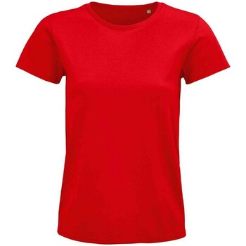 Abbigliamento Donna T-shirts a maniche lunghe Sols Pioneer Rosso
