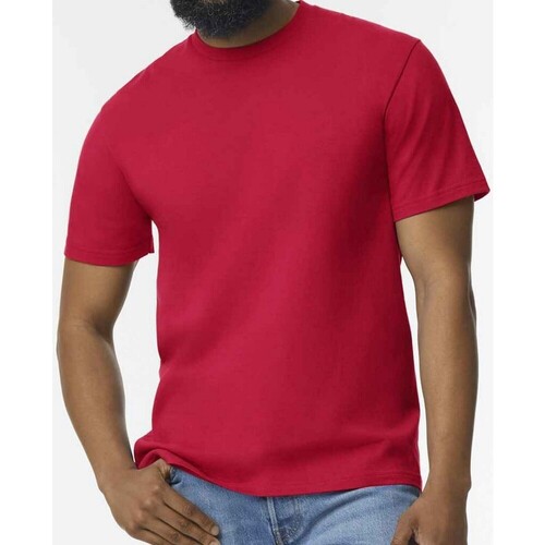 Abbigliamento Uomo T-shirts a maniche lunghe Gildan GD15 Rosso