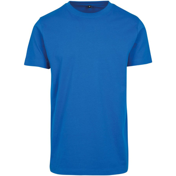 Abbigliamento Uomo T-shirts a maniche lunghe Build Your Brand BY004 Blu