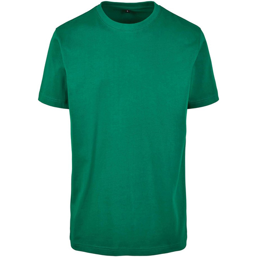 Abbigliamento Uomo T-shirts a maniche lunghe Build Your Brand BY004 Verde