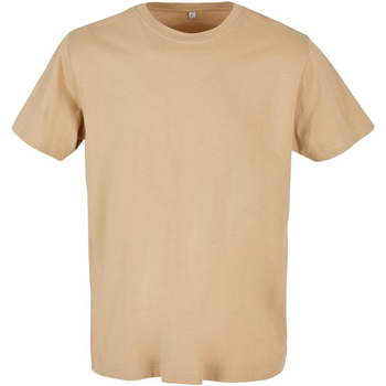 Abbigliamento Uomo T-shirts a maniche lunghe Build Your Brand BY004 Beige