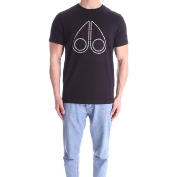 Abbigliamento Uomo T-shirt maniche corte Moose Knuckles M13MT702 Nero