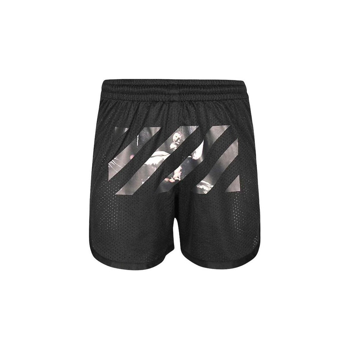 Abbigliamento Uomo Shorts / Bermuda Off-White Caravaggio Nero