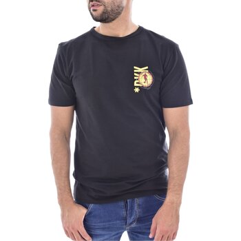 Abbigliamento Uomo T-shirt maniche corte Bikkembergs maniche corte BKK2MTS02 - Uomo Nero