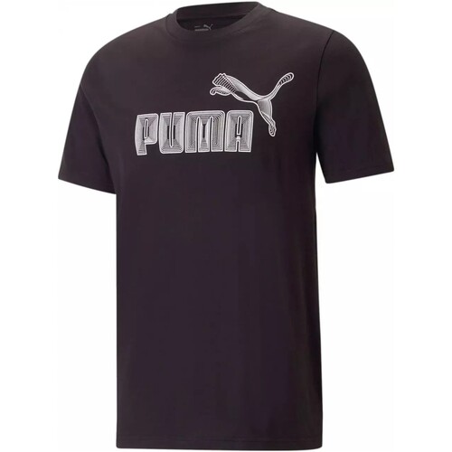 Abbigliamento Uomo T-shirt maniche corte Puma  Nero