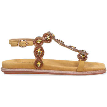 Scarpe Donna Sandali Alma En Pena sandalo giallo con pietre e strass Giallo