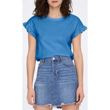 Abbigliamento Donna T-shirt maniche corte Only 15255618 Blu