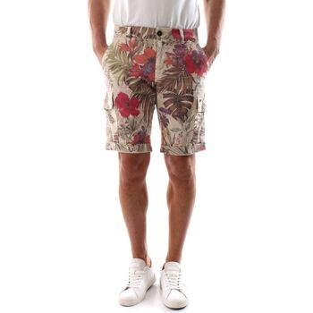 Abbigliamento Uomo Shorts / Bermuda Mason's CHILE BERMUDA - 2BE22146-985 ME30S79 FLOREAL Beige