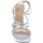 Scarpe Donna Sandali Malu Shoes Sandali donna pelle lucida argento tacco clessidra 10 cm fascet Multicolore
