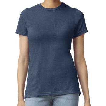 Abbigliamento Donna T-shirts a maniche lunghe Gildan GD93 Blu