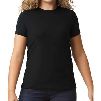 Abbigliamento Donna T-shirts a maniche lunghe Gildan GD93 Nero