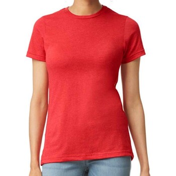 Abbigliamento Donna T-shirts a maniche lunghe Gildan GD93 Rosso