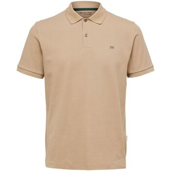Abbigliamento Uomo T-shirt & Polo Selected 16087839 DANTE-KELP Beige