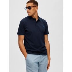 Abbigliamento Uomo T-shirt & Polo Selected 16087839 DANTE-NAVY BLAZER Blu