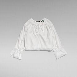 Abbigliamento Donna Camicie G-Star Raw D23254-D297 SNIPER-110 WHITE Bianco