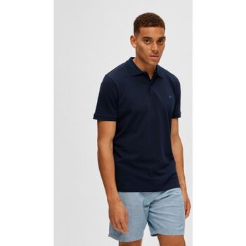 Abbigliamento Uomo T-shirt & Polo Selected 16087839 DANTE-NAVY BLAZER Blu
