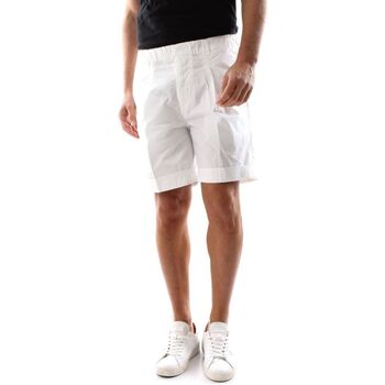 Abbigliamento Uomo Shorts / Bermuda 40weft MIKE 1273-40W441 WHITE Bianco