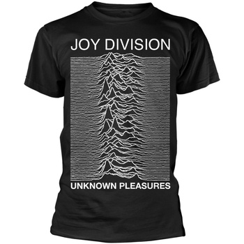 Abbigliamento T-shirts a maniche lunghe Joy Division Unknown Pleasures Nero