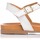 Scarpe Donna Sandali Top 3 Shoes 23496 Bianco