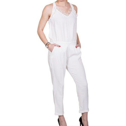 Abbigliamento Donna Tuta jumpsuit / Salopette Teddy Smith 31613299D Bianco