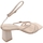 Scarpe Donna Sandali Malu Shoes Sandalo donna beige con fascette regolabile con fibbia tacco ba Beige