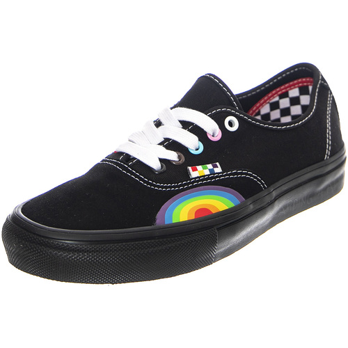 Scarpe Uomo Sneakers Vans MN Skate Authentic Pride Black / Multi Nero