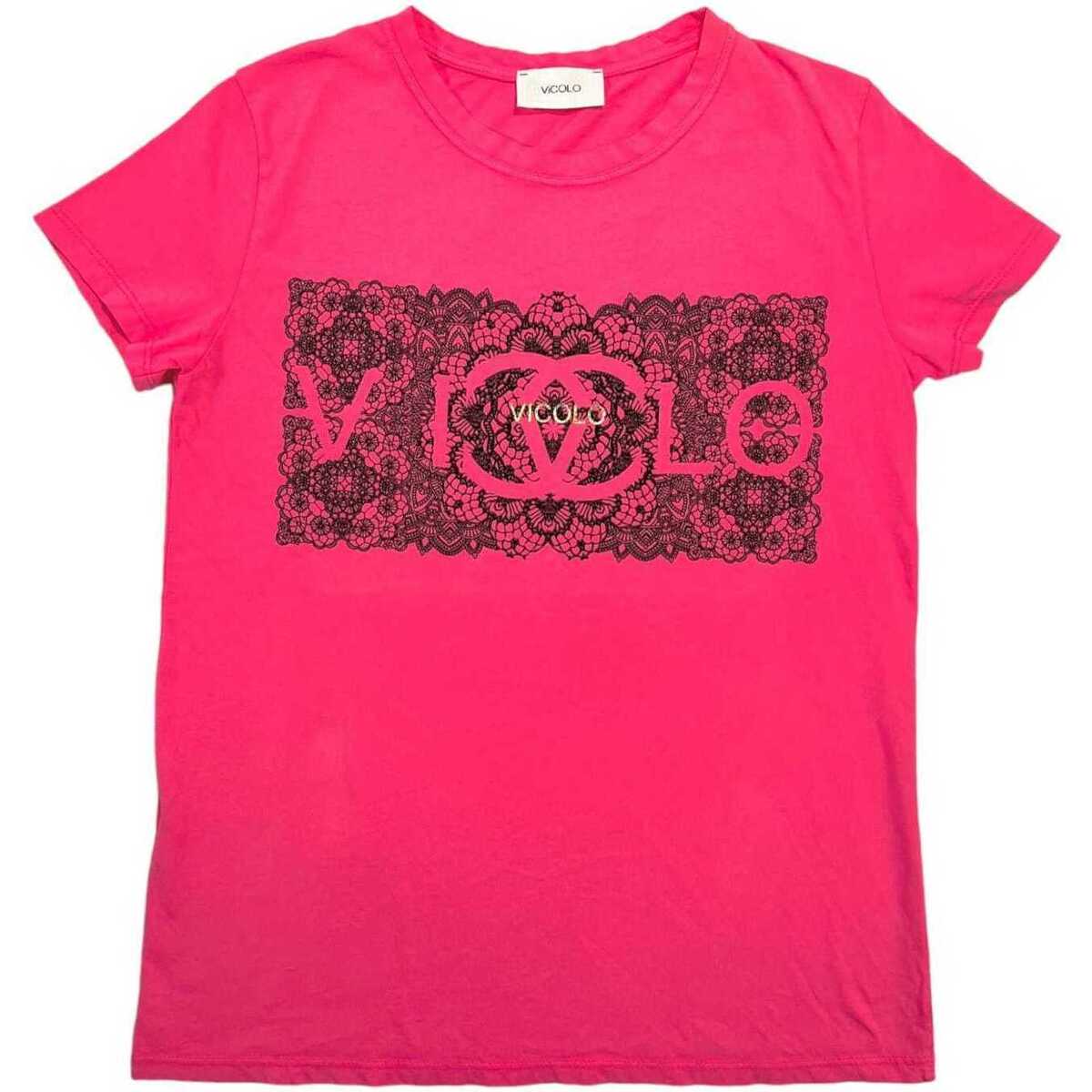 Abbigliamento Donna T-shirt maniche corte Vicolo  Rosa