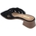 Scarpe Donna Ciabatte Corina Pantofolina  mules effetto uncinetto nero tacco 3 cm in l Nero
