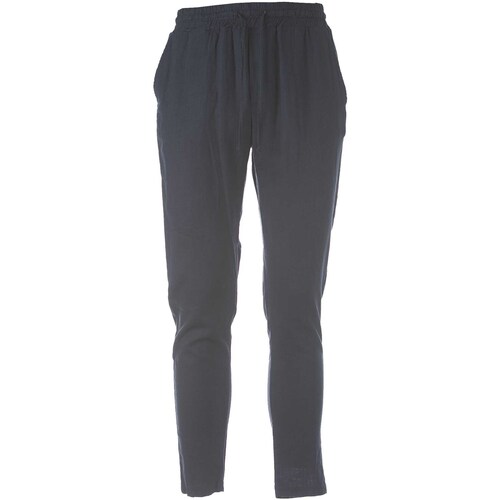 Abbigliamento Uomo Pantaloni V2brand Pantalone Sartoriale Lungo Lino Blu