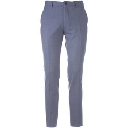 Abbigliamento Uomo Pantaloni Selected Slhslim-Timeliam Lt Blu Struc Trs Flex B Blu