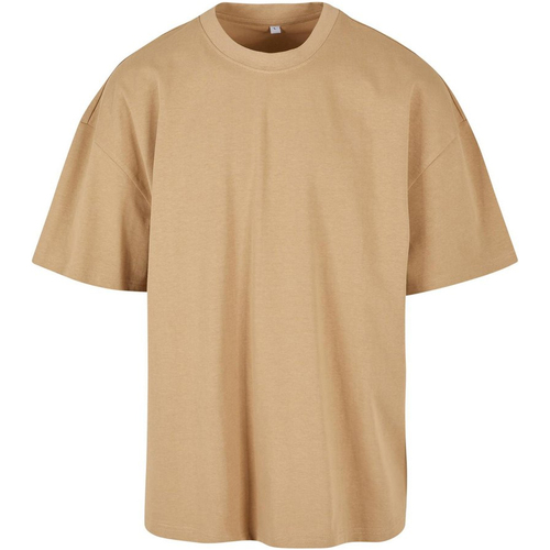 Abbigliamento Uomo T-shirts a maniche lunghe Build Your Brand RW8680 Beige