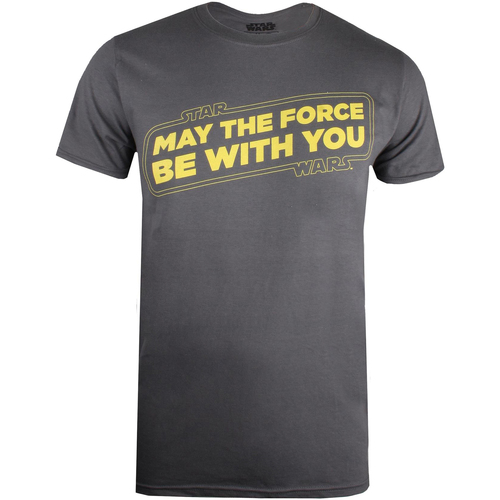 Abbigliamento Uomo T-shirts a maniche lunghe Disney May The Force Be With You Multicolore