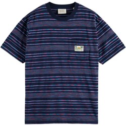 Abbigliamento Uomo T-shirt & Polo Scotch & Soda Jersey Structured Stripe Tee Multicolore
