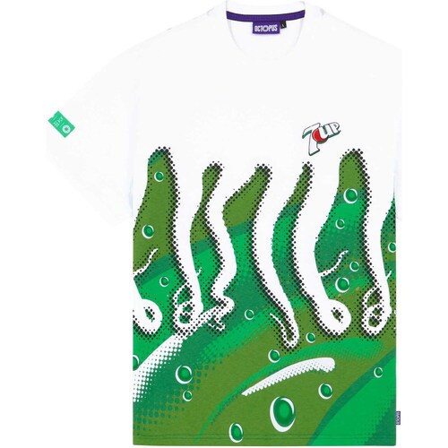 Abbigliamento Uomo T-shirt & Polo Octopus 7Up  Swirl Tee Bianco