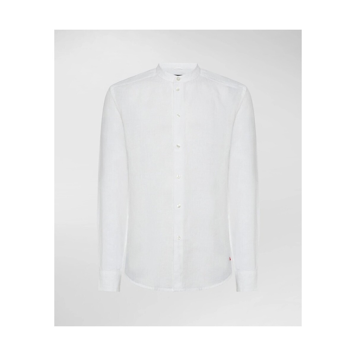 Abbigliamento Uomo Camicie maniche lunghe Peuterey IBERIS LINO Bianco